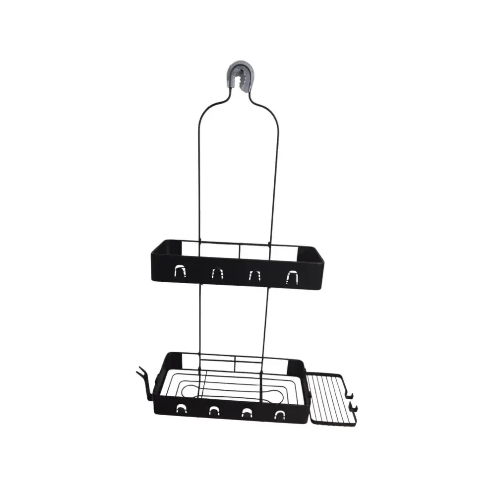 AQ Hanging Shower Caddy, Extra Wide‎ Bathroom with Multi-Functional Hooks